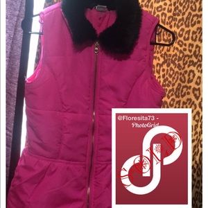 ⚡️Pink & Green ⚡️Girls sweater vest.